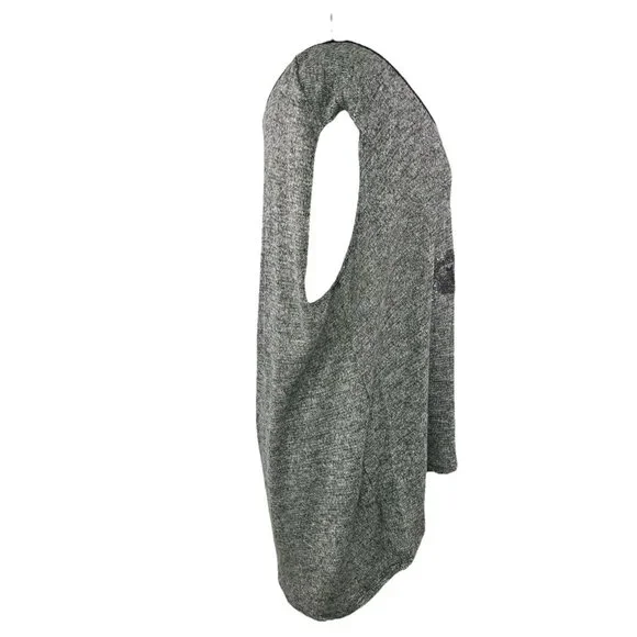 Rock & Republic Womens 1X Gray Top Sleeveless Black Embellished Cross Rayon Poly - Picture 6 of 8